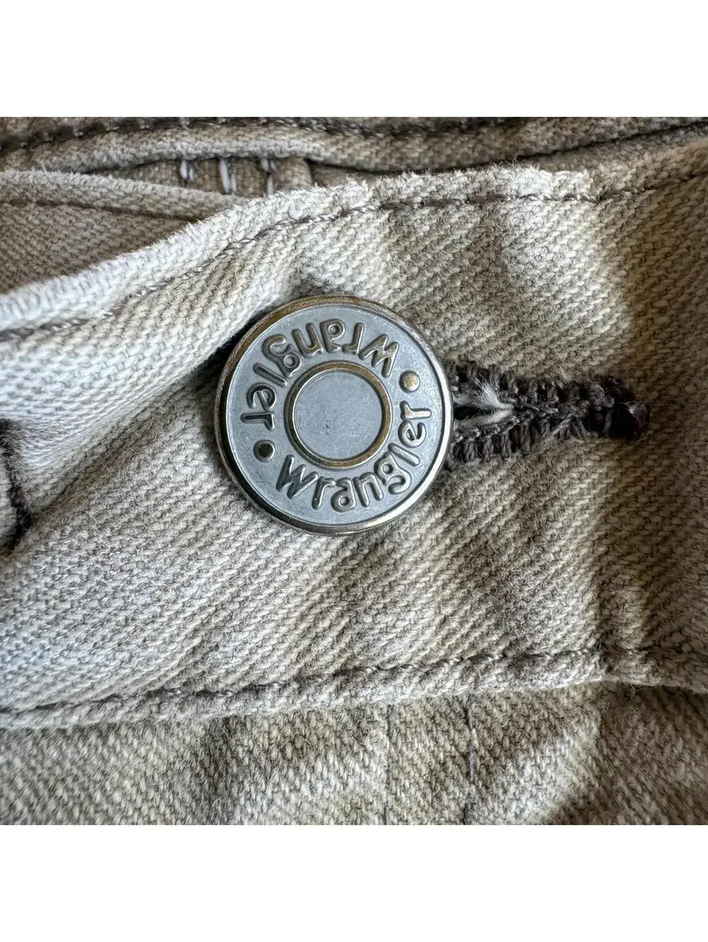 Carpenter Workwear Pants Wrangler 36x30 Fits Like 35X31 Tan Utility Straight Leg
